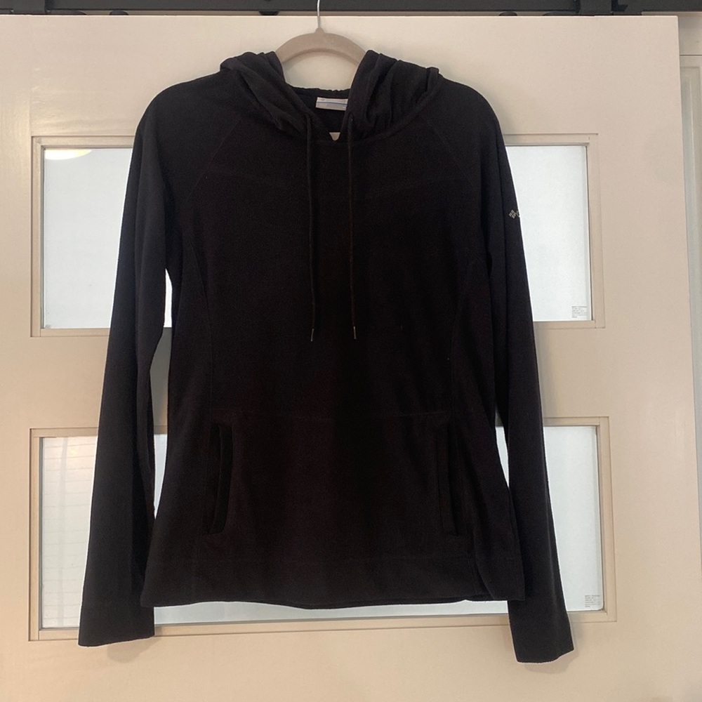Columbia fleece hooded shirt